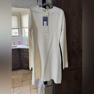new with tags women’s universal threads Target button down fitted weater dress.